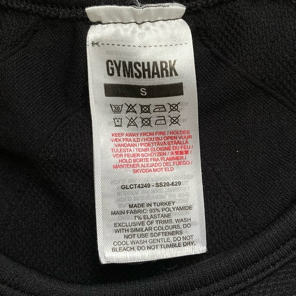 [Gymshark] Flex Sports Long Sleeve Crop Top Small - Picture 7 of 7